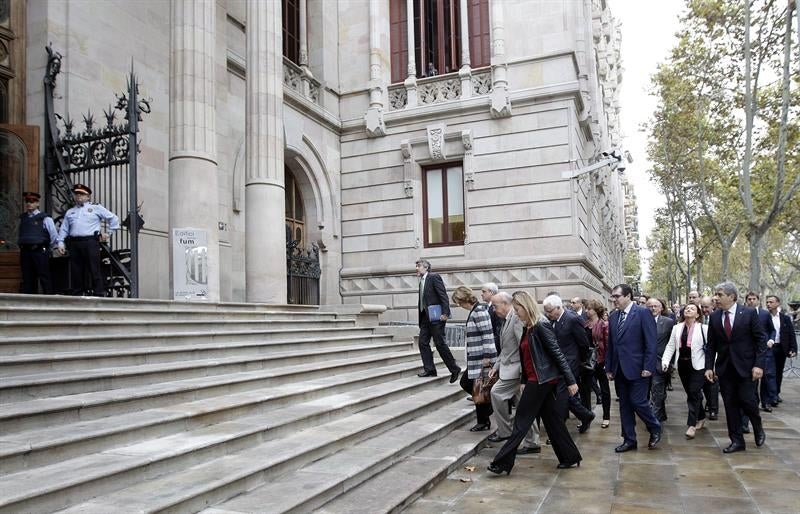 Rigau se niega a responder a la Fiscalía en su declaración por el 9N Rigau se niega a responder a la Fiscalía en su declaración por el 9N