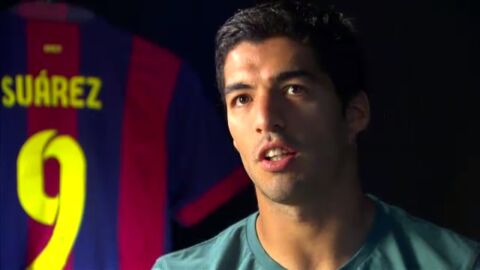 Luis Su&aacute;rez, durante una entrevista