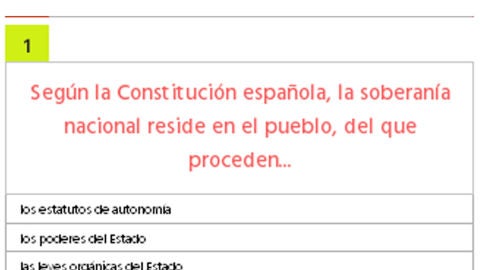 Test de nacionalidad espa&ntilde;ola