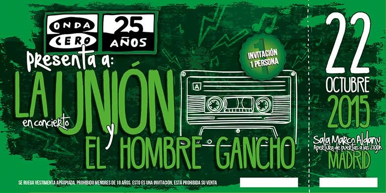 Onda Cero celebra su 25 aniversario con 'La Unión' y 'El Hombre Gancho' Onda Cero celebra su 25 aniversario con 'La Unión' y 'El Hombre Gancho'