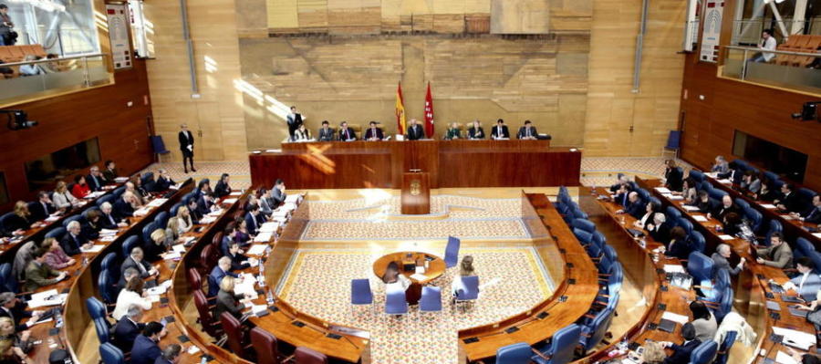 Pleno de la Asamblea de Madrid Pleno de la Asamblea de Madrid