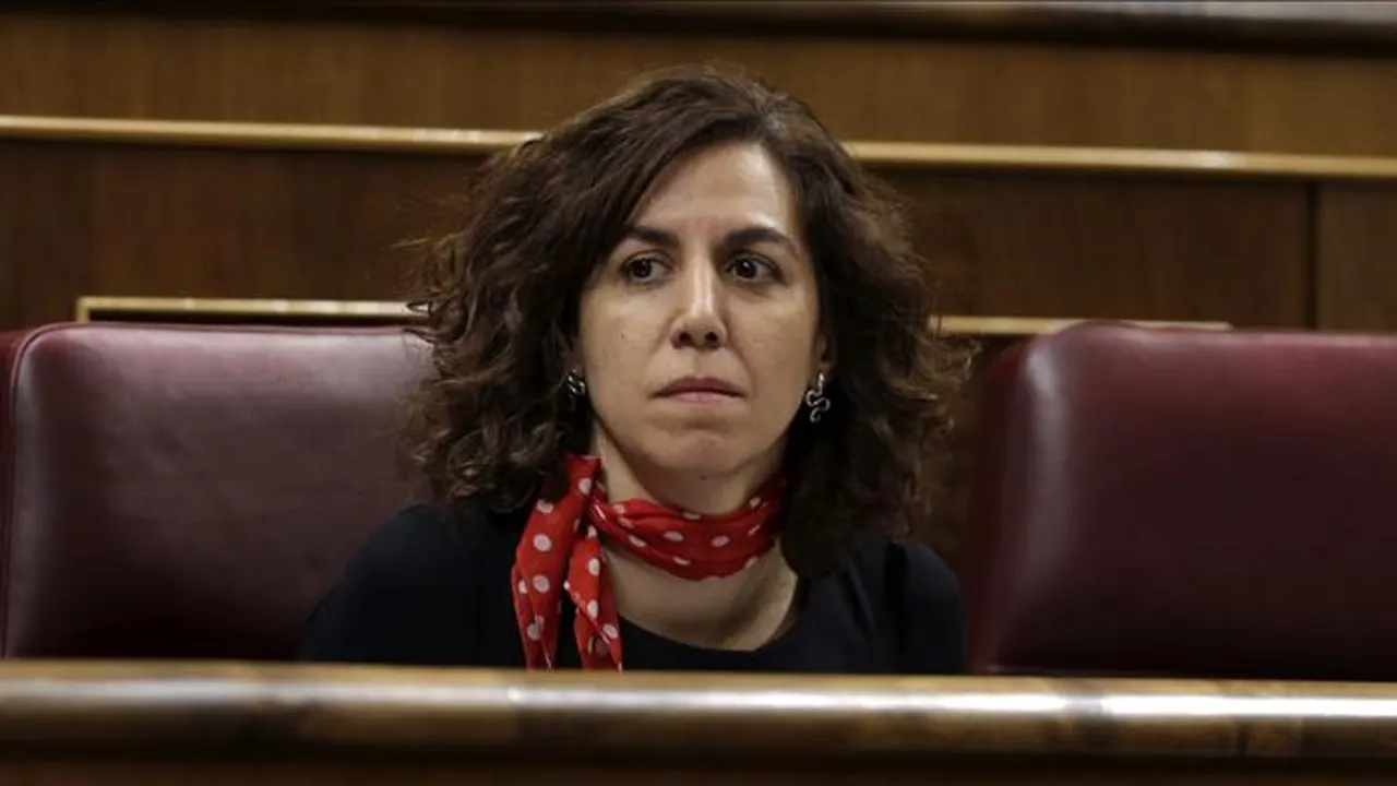 Irene Lozano en el Congreso de los Diputados.