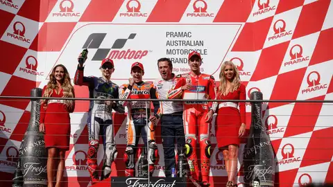 Podio de Moto GP Podio de Moto GP