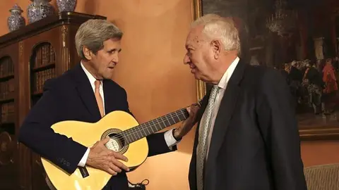 John Kerry y José Manuel García Margallo John Kerry y José Manuel García Margallo