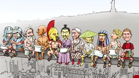 'Los inventos de los antiguos', de Javier Sanz 'Los inventos de los antiguos', de Javier Sanz