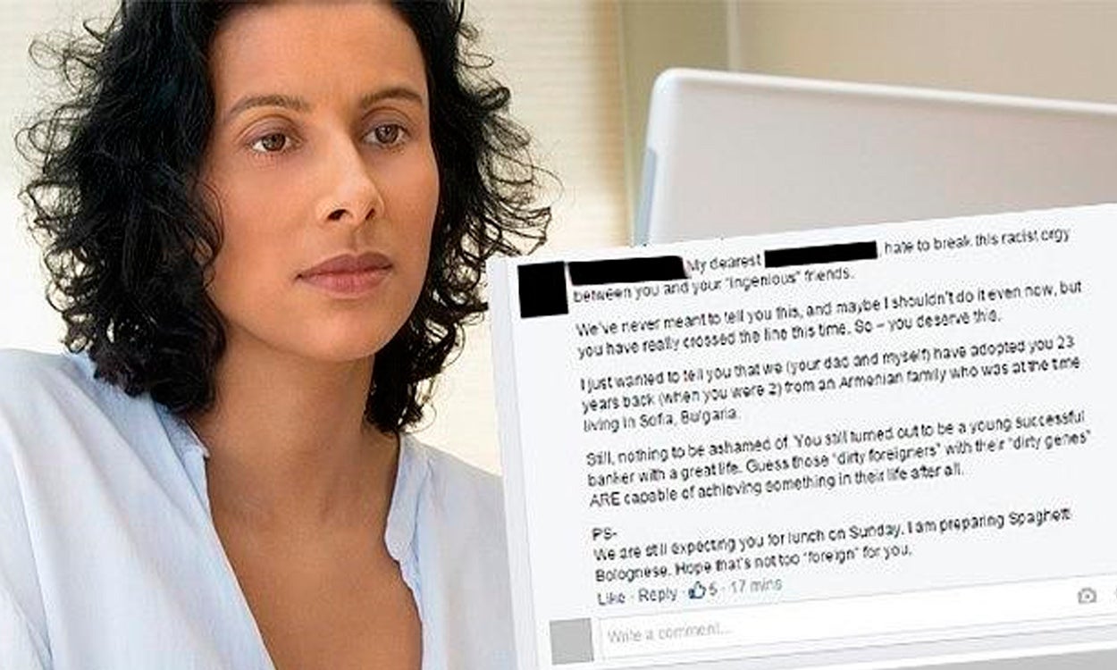 Internet: La sorprendente respuesta de una madre ante los comentarios racistas de su hijo Internet: La sorprendente respuesta de una madre ante los comentarios racistas de su hijo