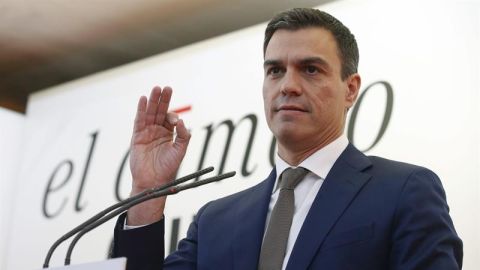 El secretario general del PSOE, Pedro S&aacute;nchez