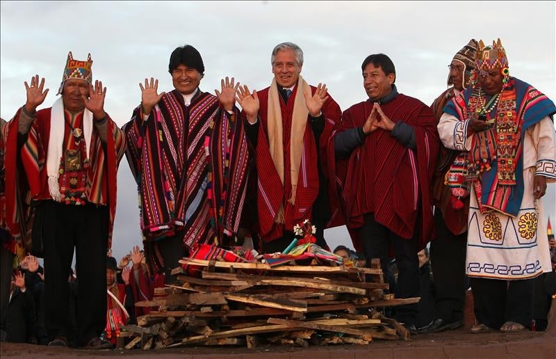 Morales festeja su récord de permanencia en el poder en Bolivia Morales festeja su récord de permanencia en el poder en Bolivia