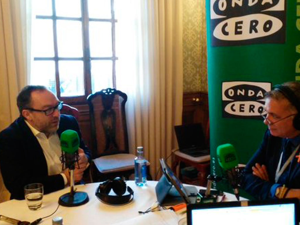 Jimmy Wales: "Es estupendo recibir el Premio Princesa de Asturias de Cooperación Internacional" Jimmy Wales: "Es estupendo recibir el Premio Princesa de Asturias de Cooperación Internacional"