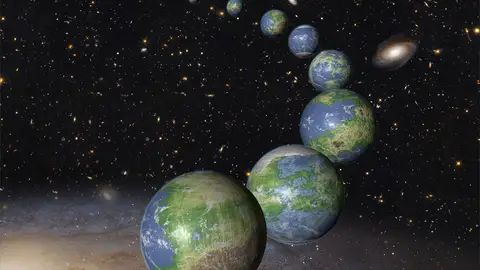 Recreación de planetas por la NASA Recreación de planetas por la NASA