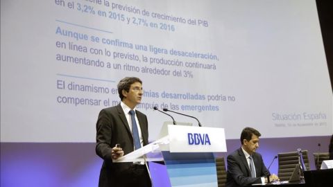 El economista jefe del Grupo BBVA, Jorge Sicilia