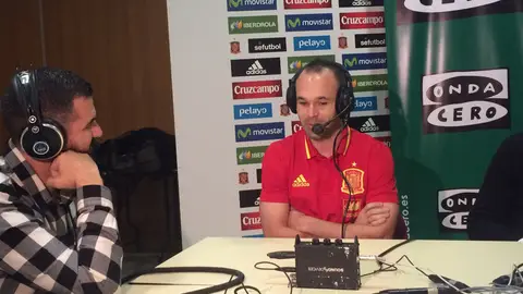 Andrés Iniesta en Onda Cero Andrés Iniesta en Onda Cero