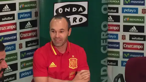 Andrés Iniesta en Onda Cero Andrés Iniesta en Onda Cero
