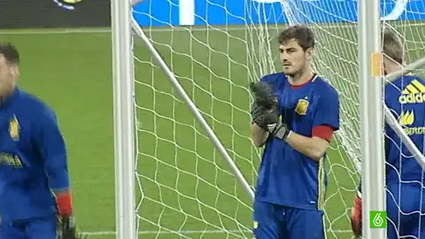 Casillas con la selección Casillas con la selección