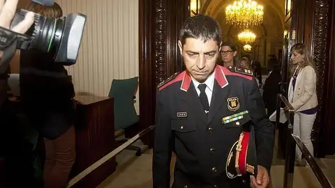 El comisario jefe de los Mossos, Josep Lluis Trapero El comisario jefe de los Mossos, Josep Lluis Trapero