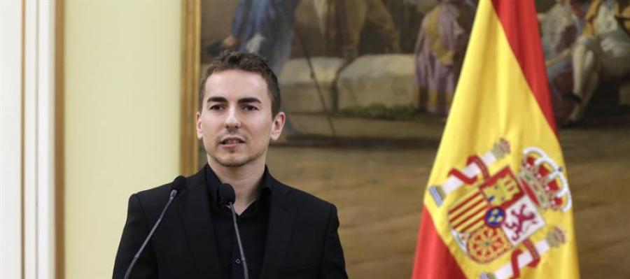 Jorge Lorenzo recibe la Medalla de Oro del Mérito Deportivo Jorge Lorenzo recibe la Medalla de Oro del Mérito Deportivo