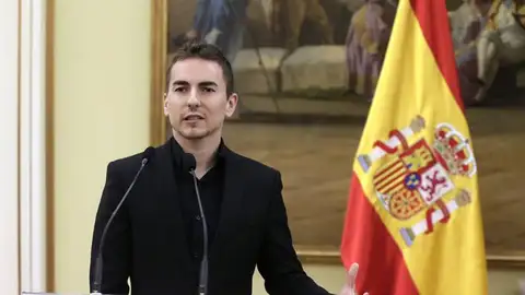 Jorge Lorenzo recibe la Medalla de Oro del Mérito Deportivo Jorge Lorenzo recibe la Medalla de Oro del Mérito Deportivo