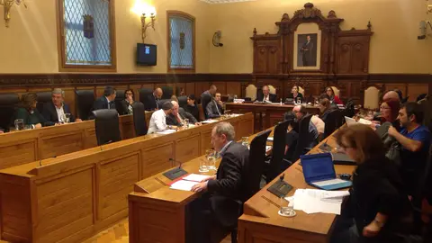 Pleno en el Ayuntamiento de Gijón Pleno en el Ayuntamiento de Gijón