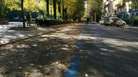 Zonas azules vac&iacute;as