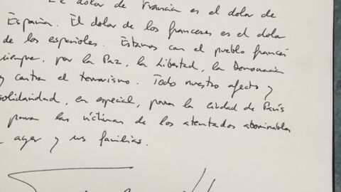Condolencias del Rey por los atentados en Par&iacute;s