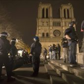 Notre Dame la noche de los atentados de París