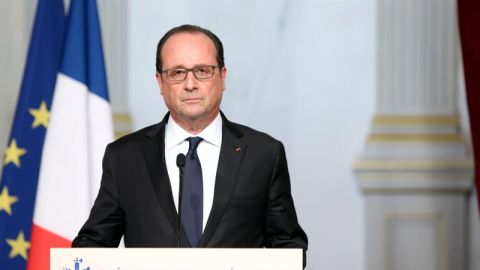 El presidente franc&eacute;s Francois Hollande