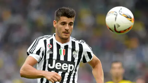 Álvaro Morata, durante un partido con la Juventus Álvaro Morata, durante un partido con la Juventus