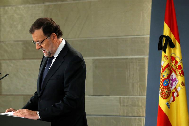 Rajoy: "Nunca van a conseguir que renunciemos a nuestra libertad" Rajoy: "Nunca van a conseguir que renunciemos a nuestra libertad"