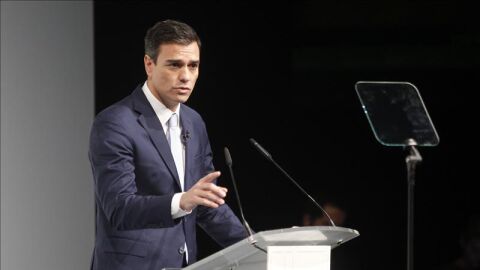 El l&iacute;der del PSOE, Pedro S&aacute;nchez.
