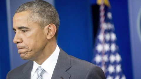 El presidente de EEUU, Barack Obama, en su discurso tras los atentados de Par&iacute;s