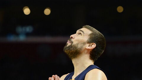 Marc Gasol, durante el partido