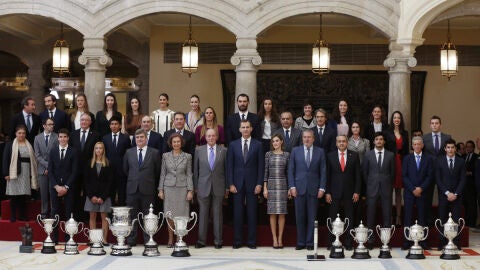 Los premiados en los Premios Nacionales del Deporte