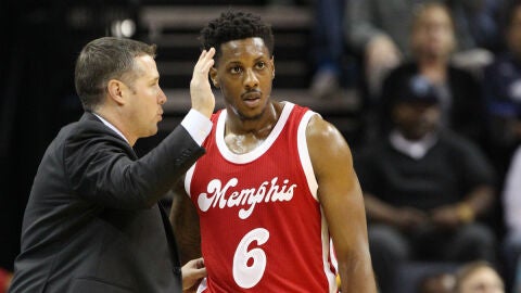 Mario Chalmers, durante el partido