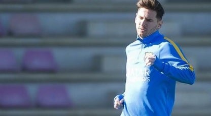 Messi entrena con normalidad por segundo día consecutivo Messi entrena con normalidad por segundo día consecutivo