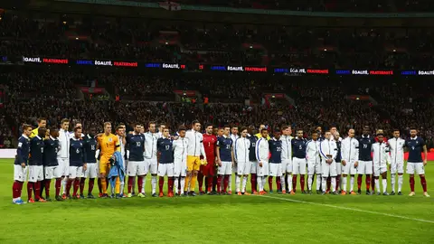 Las dos selecciones en el campo Las dos selecciones en el campo