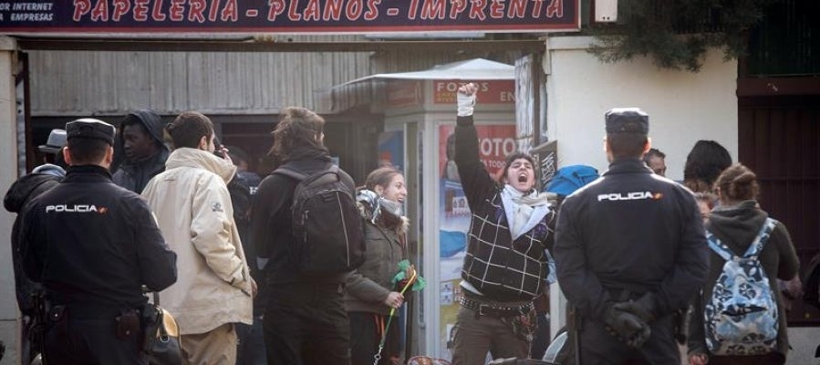 desalojo del colegio mayor San Juan Evangelista, conocido como el 'Johnny' desalojo del colegio mayor San Juan Evangelista, conocido como el 'Johnny'