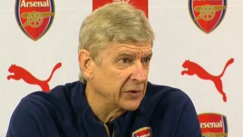 Arsene Wenger, en rueda de prensa