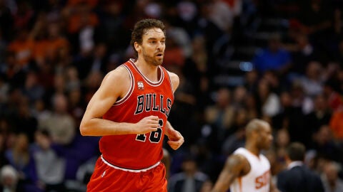 Pau Gasol, durante el partido contra los Phoenix Suns