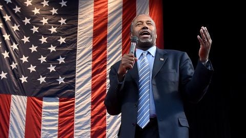 El precandidato republicano a la Casa Blanca, Ben Carson