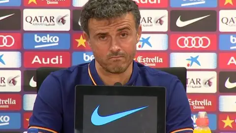 Luis Enrique, en rueda de prensa Luis Enrique, en rueda de prensa