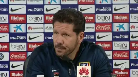 El 'Cholo' Simeone, en rueda de prensa El 'Cholo' Simeone, en rueda de prensa