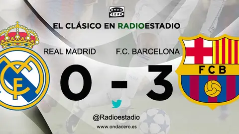 Real Madrid 0 - 3 Barcelona Real Madrid 0 - 3 Barcelona