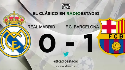 Real Madrid 0-1 Barcelona Real Madrid 0-1 Barcelona
