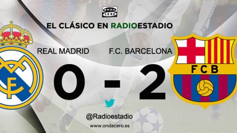 Real Madrid 0 - 2 Barcelona