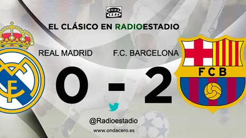 Real Madrid 0 - 2 Barcelona Real Madrid 0 - 2 Barcelona