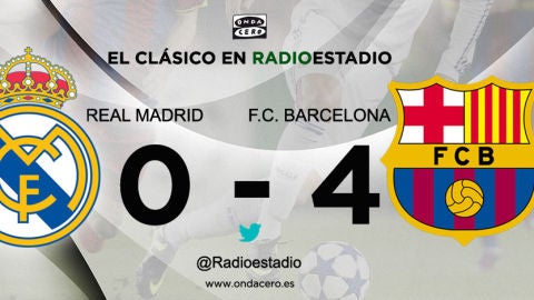 Real Madrid 0 - 4 Barcelona