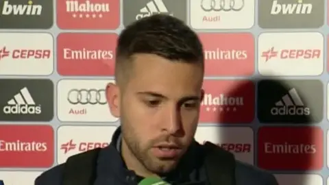 Jordi Alba, después del Clásico Jordi Alba, después del Clásico