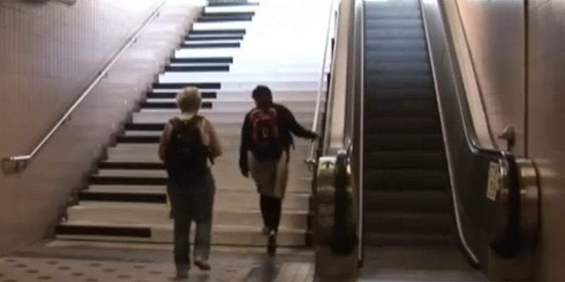 Mago More: Las escaleras de Metro en forma de piano Mago More: Las escaleras de Metro en forma de piano