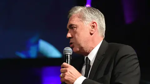 Ancelotti, en un acto en Londres Ancelotti, en un acto en Londres