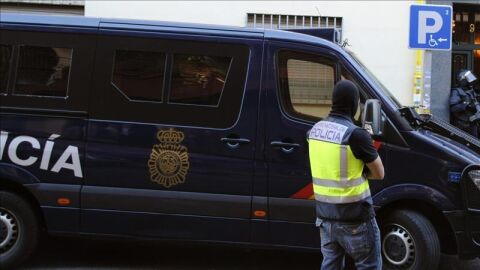 Imagen de un furg&oacute;n de la Polic&iacute;a Nacional.